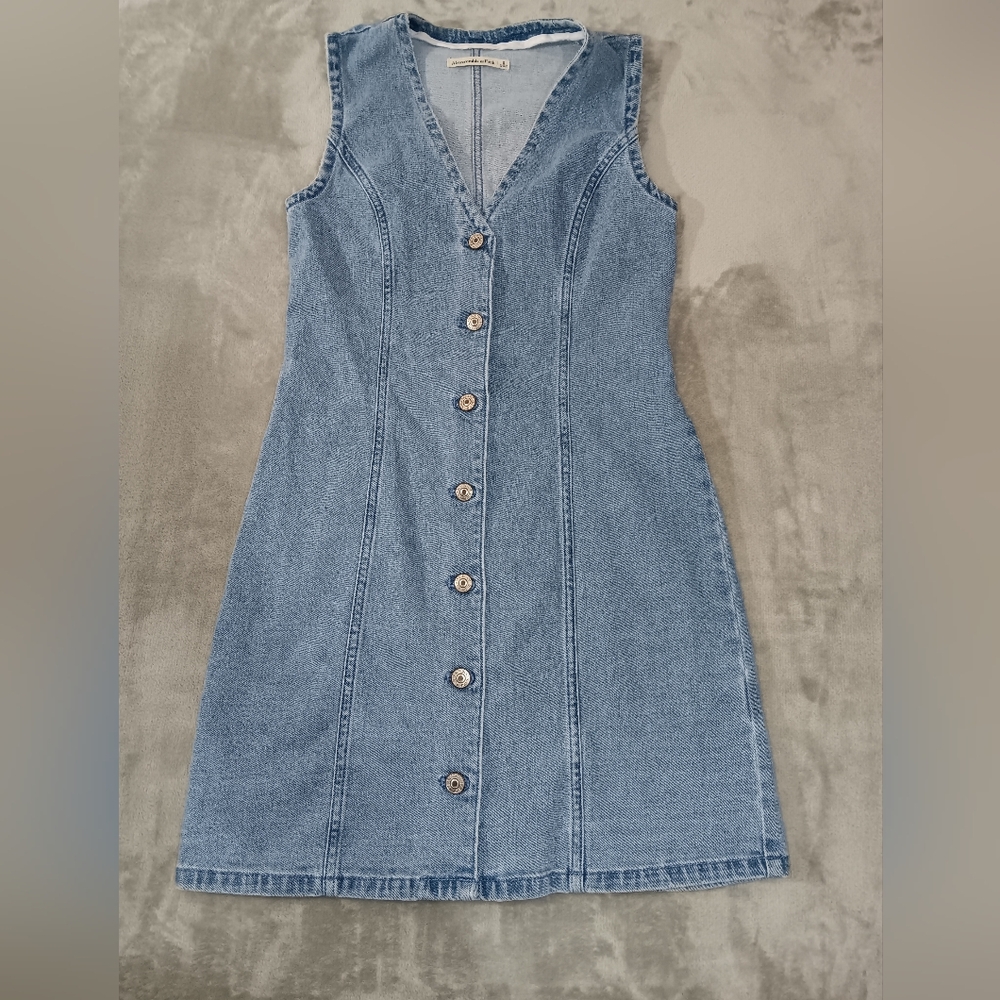 Abercrombie & Fitch mara denim vest dress
